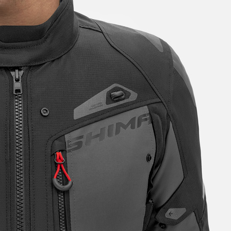 Kurtka motocyklowa SHIMA DUNE RED czarny szary czerwony
