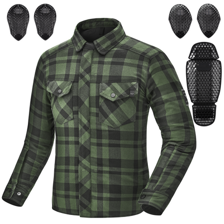 Koszula motocyklowa tekstylna Shima RENEGADE 2 zielony