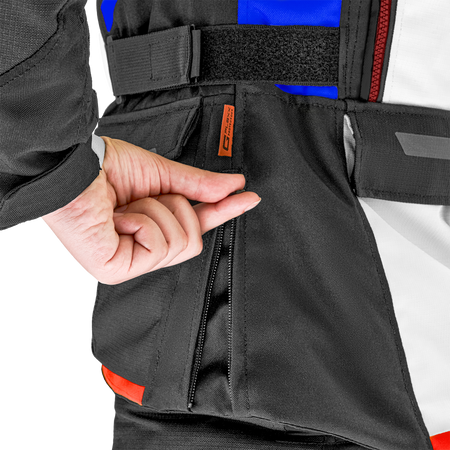 Kurtka motocyklowa damska SHIMA DUNE LADY BLUE czarny szary niebieski