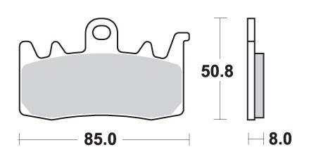 SBS KLOCKI HAMULCOWE KH630 RACING DUAL SINTER KOLOR ZŁOTY TARCZA PRAWA PRZÓD PASUJE DO: APRILIA, BMW, DUCATI (STOSOWAĆ Z 900DS-1) (PATRZ OPIS DODATKOWY)