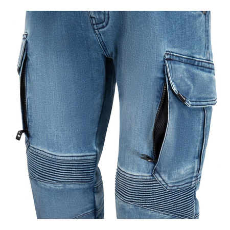 Spodnie jeans SECA SQUARE II BLUE niebieski