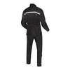 Kombinezon przeciwdeszczowy motocyklowy odblaskowy Rebelhorn RAIN czarny unisex