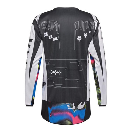 Bluza motocyklowa cross FOX 180 IMAGE COSMO WHITE/BLACK biały czarny