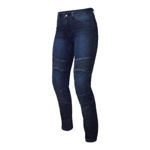 Damskie jeansy motocyklowe OZONE AGNESS II niebieskie