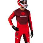 Bluza koszulka motocyklowa rowerowa cross offroad mtb FOX Flexair Optical Fluo czerwony
