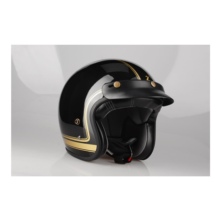 Kask motocyklowy LAZER CONGA COSMO BLACK/GOLD czarny złoty