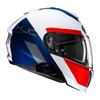 Kask motocyklowy szczękowy HJC I91 Bina biały/niebieski