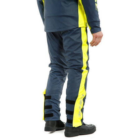 Spodnie przeciwdeszczowe motocyklowe DAINESE STORM 2 niebieski żółty fluo