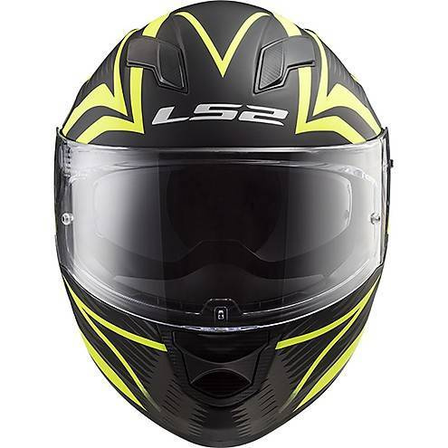 Kask integralny LS2 FF320 Stream Evo Jink Matt - czarno-żółty