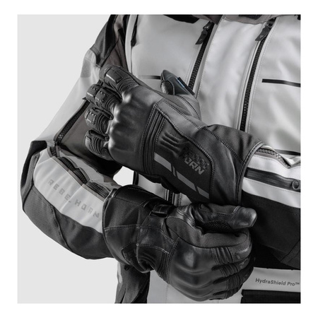 Rękawice motocyklowezimowe Rebelhorn TRACER WP czarny