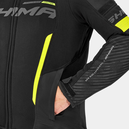 Kurtka motocyklowa tekstylna miejska/sportowa Shima SOLID 2.0 VENT fluo