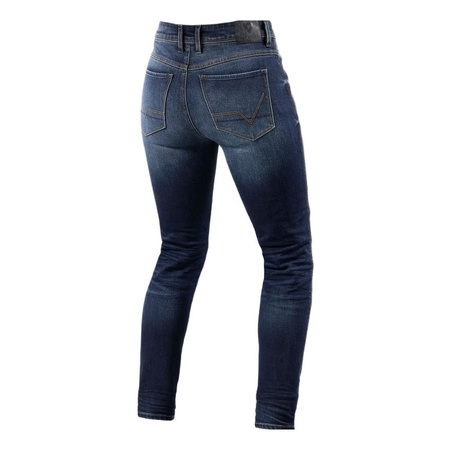 Jeansy motocyklowe damskie REVIT MARLEY LADY MEDIUM BLUE USED niebieski
