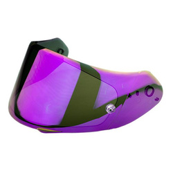 Wizjer szyba do kasku motocyklowego SCORPION EXO-2000 EVO AIR MIRROR RUBY fioletowy