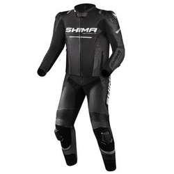 Kombinezon motocyklowy dwuczęściowy SHIMA STR 2.0 BLACK czarny szary