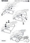 Stelaż kufra bocznego 4P motocyklowego SHAD Terra do Benelli TRK