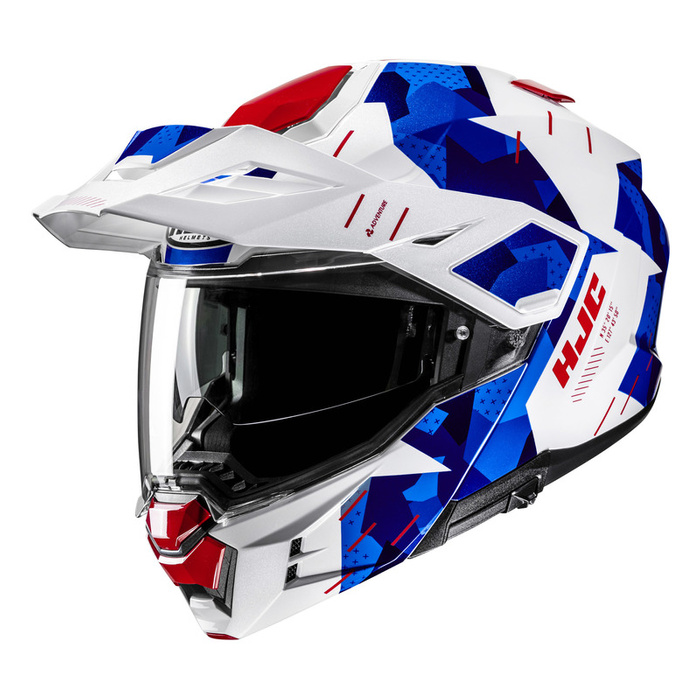 Kask motocyklowy HJC I71N Roki biały/niebieski