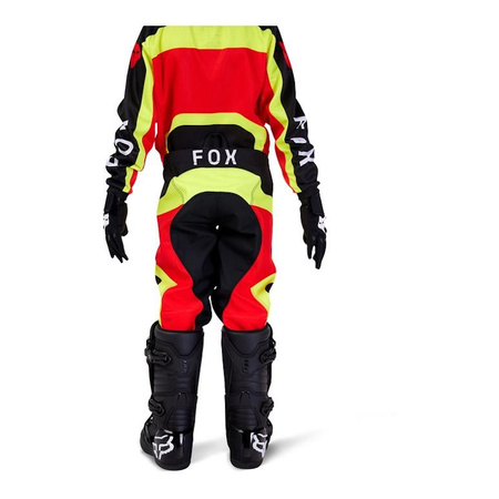 Dziecięca bluza koszulka cross mtb FOX 180 Ballast czarny/czerwony Junior