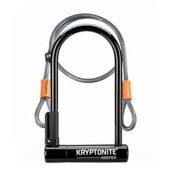 Zapięcie Motocyklowe KRYPTONITE Keeper 12 Standard – U-Lock z Linką, 102 mm x 203 mm – Uniwersalny