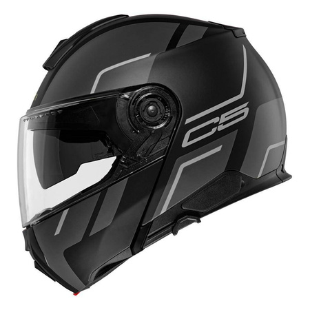 Kask motocyklowy SCHUBERTH C5 ECE MASTER GREY czarny szary biały