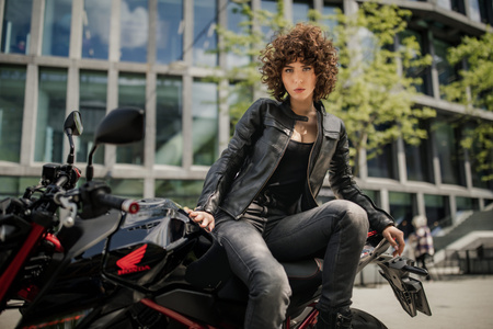 Kurtka motocyklowa damska SECA DARKSIDE TFL LADY BLACK czarny