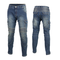 Spodnie jeans SECA SQUARE BLUE niebieski