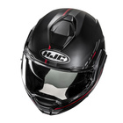 Kask motocyklowy szczękowy HJC I100 Sysma czarny/czerwony