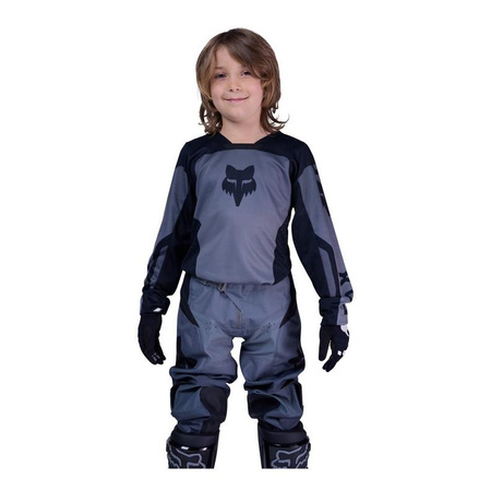 Bluza motocyklowa cross dziecięca FOX JUNIOR 180 SHIELD BLACK czarny