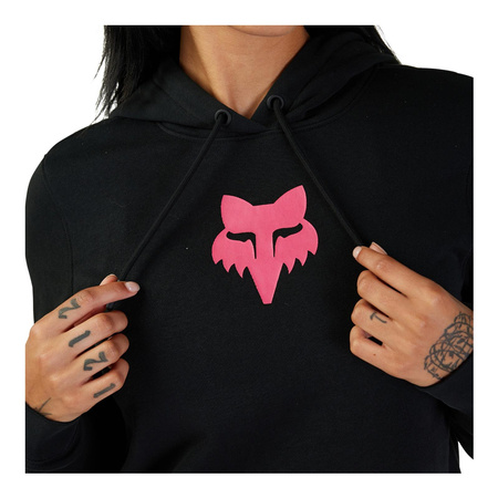 Bluza z kapturem damska FOX Lady Head Black Pink