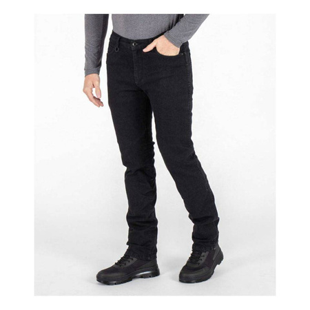 Spodnie jeans KNOX RICHMOND MK3 BLACK czarny