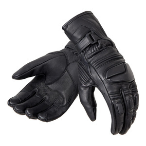Rękawice motocyklowe skórzane OZONE TOURING II czarne