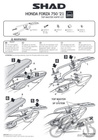 Stelaż kufra tylnego motocyklowego SHAD do Honda Forza 750