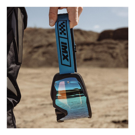 Gogle motocyklowe IMX Endurance Race - Szyba Iridium Blue + Clear (2 szyby w zestawie)