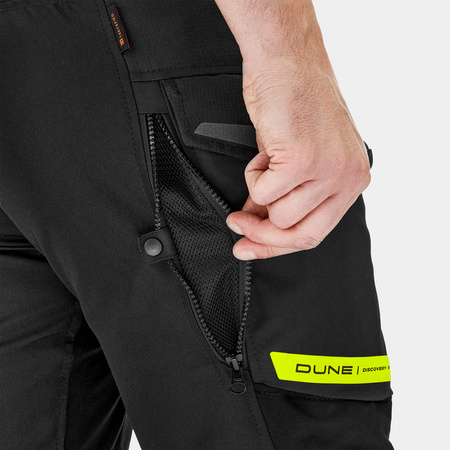 Spodnie motocyklowe SHIMA DUNE FLUO czarny szary żółty fluo