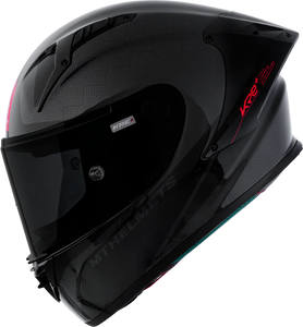 Kask motocyklowy MT KRE+ S SOLID GLOSS CARBON/BLACK czarny