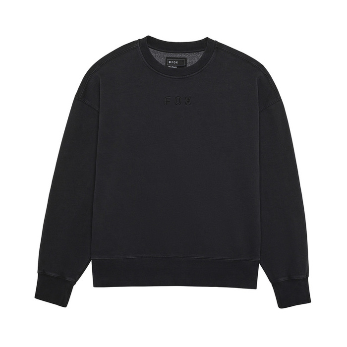 Bluza FOX Wordmark Oversized Fleece Crew Black