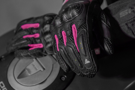 Damskie rękawice motocyklowe miejskie Shima RUSH GLOVES różowy