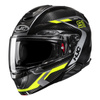 Kask motocyklowy szczękowy HJC RPHA 91 Carbon Lagos czarny/żółty