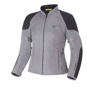 Damska kurtka motocyklowa tekstylna miejska Shima JET szary
