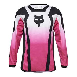 Bluza motocyklowa dziecięca FOX Junior Girls 180 Lean Black Pink