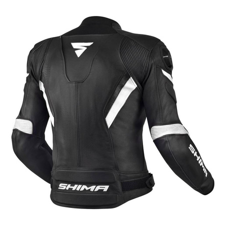 Kurtka motocyklowa skórzana Shima CHASE biały
