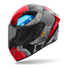 Kask motocyklowy AIROH CONNOR BOT GLOSS szary czerwony czarny niebieski