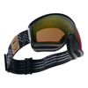 Gogle Snowboardowe IMX Peak Black Matt/Graphic Black - Szyba Podwójna Gold Irridium + Brown
