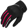 Rękawice motocyklowe damskie SHIMA SONIC LADY PINK czarny różowy