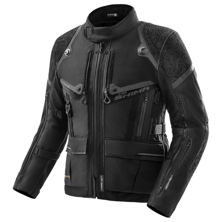 Kurtka motocyklowa SHIMA TRACKER BLACK czarny