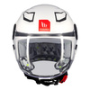 Kask otwarty dziecięcy MT LITE KIDS SOLID GLOSS WHITE biały