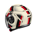 Kask motocyklowy otwarty HJC I40N Velu beżowy/czerwony