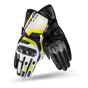 Rękawice motocyklowe skórzane sportowe Shima STR-2 GLOVES FLUO fluo