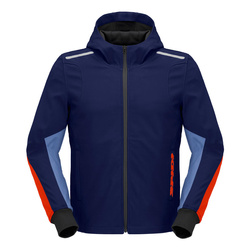 Kurtka motocyklowa SPIDI HOODIE ARMOR LIGHT NAVY/RED granatowy czerwony
