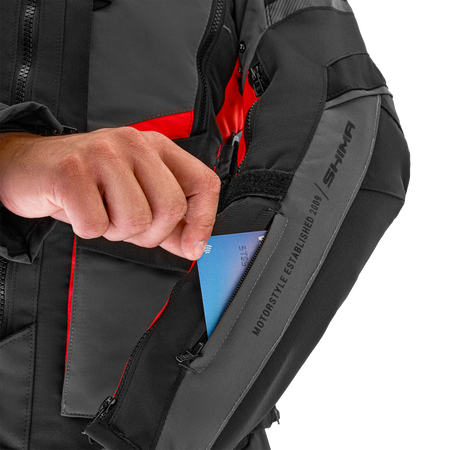 Kurtka motocyklowa tekstylna Shima HERO 2.0 czerwony