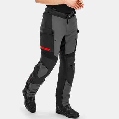 Spodnie motocyklowe SHIMA DUNE RED czarny szary czerwony